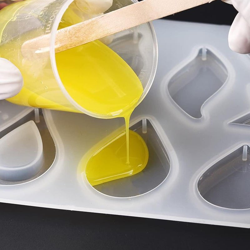 MFDSJ 30 Pack 2 Ounce Plastic Graduated Cups 60 ml Transparent Scale Cups with 30 Pcs Wooden Stirring Sticks for Mixing Paint, Stain, Epoxy, Resin - Image 4