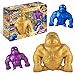 The Orb Factory ORB Funkee Monkee Metallic Golden Squishy Monkey Toy 3 Pack 1 45 lb Jumbo Golden Monkee and 2 Mega Precious Metal Monkeys Collectible Stretchy Funky Monkey Splat Stress Toys for Kids Adults - Image 2