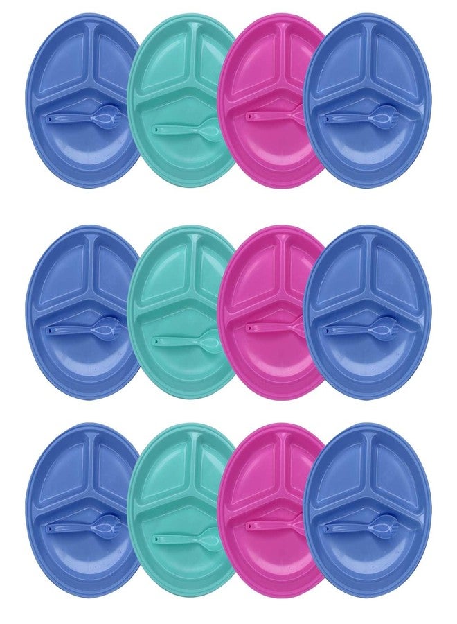 غلان مجموعة هدايا GLAN Navratri Kanya Pujan للبنات، هدايا تذكارية متعددة الألوان، عبوة من 1 (أطباق مستديرة، مجموعة من 24 قطعة) - Image 3