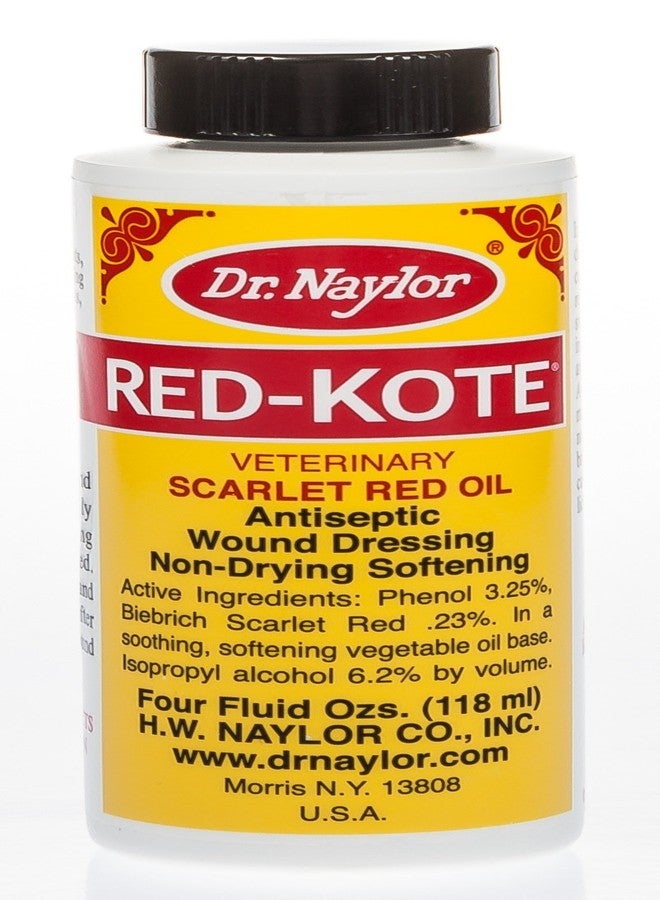 Dr. Naylor Red-Kote Dauber (4 oz.) - Non-Drying, Soothing and Softening Skin Treatment
