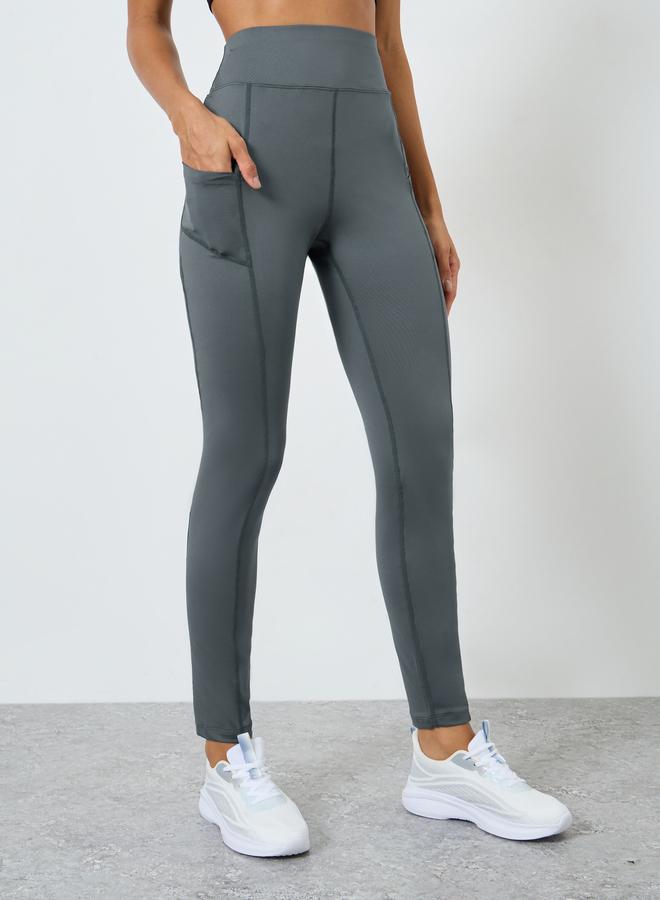 ستايلي اكتيف طقم جاكيت بسحاب وتفاصيل نقاط عاكسة مع ليقنز - Image 5