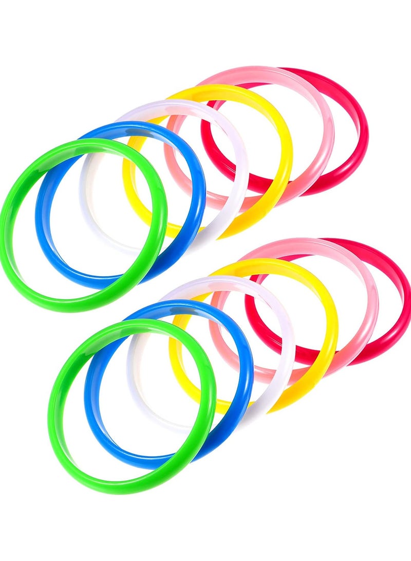GGOOT 12pcs Plastic Bangle Bracelets, 3 inch Party Favor Bracelets Candy Color for Kids Gifts ( Random Color ) - Image 1