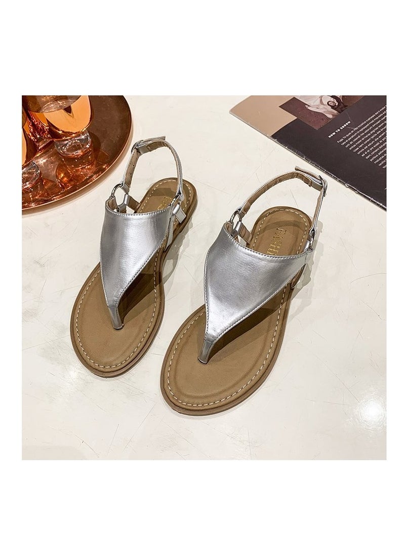 KUYING - Summer Fashion Flat Sandals - Image 1