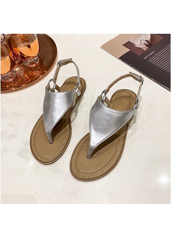 KUYING - Summer Fashion Flat Sandals - Image 1
