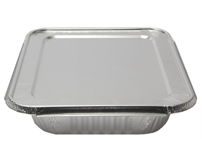 EHOMEA2Z Aluminum Foil Pans With Lids Half Size (10 Pack) 10 Lids and 10 Pans, 9x13 Prepping, Roasting, Food, Storing, Heating, Cooking, Chafers, Catering, Buffet Supplies - Image 2