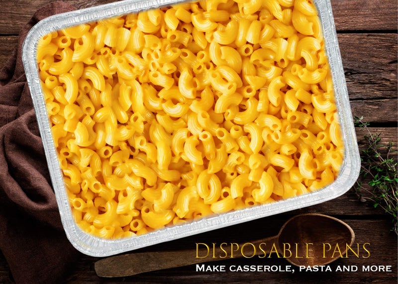 EHOMEA2Z Aluminum Foil Pans With Lids Half Size (10 Pack) 10 Lids and 10 Pans, 9x13 Prepping, Roasting, Food, Storing, Heating, Cooking, Chafers, Catering, Buffet Supplies - Image 4