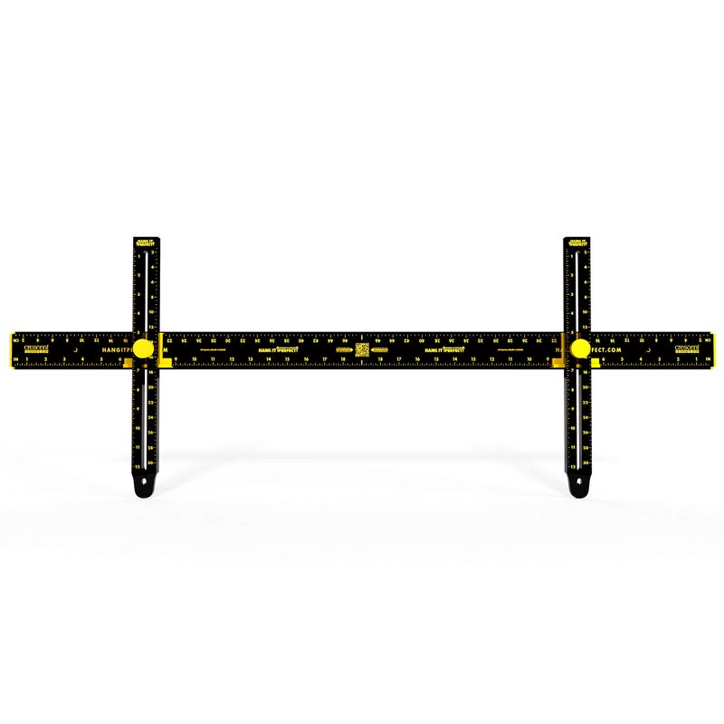 Crescent Creative Products Hang It Perfect Pro Picture Frame Wall Hanging Tool With Level, Black, 36 Inch - Image 1