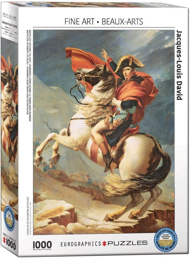 eurographics Napoleon Crossing The Alps by Jacques Louis David - Image 1