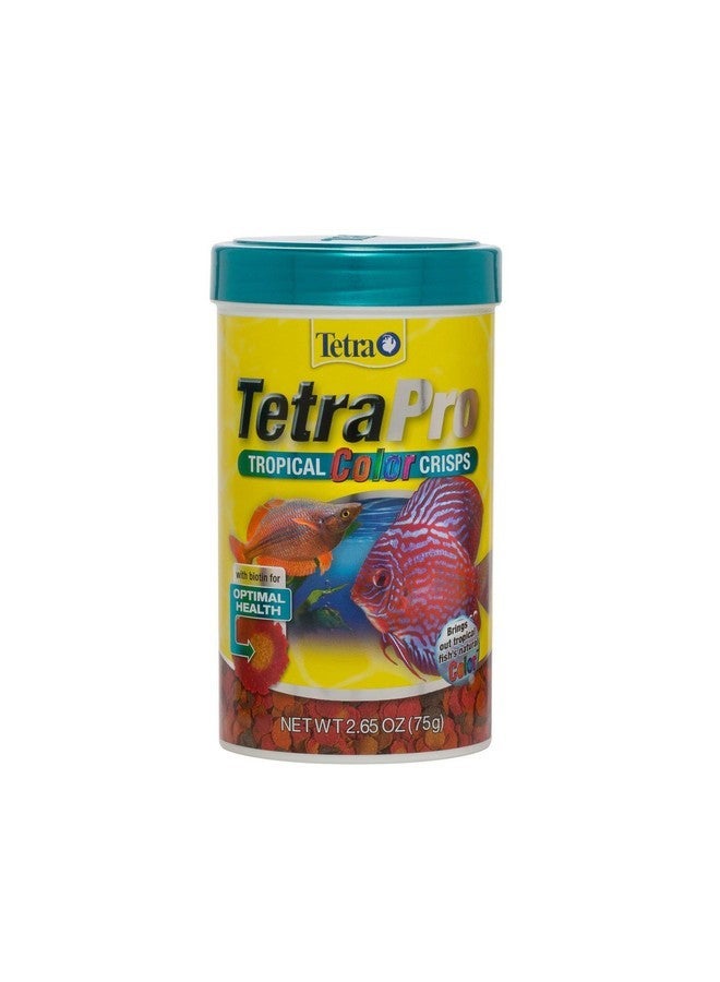 رقائق Tetra 77079 TetraPRO الملونة للأسماك، 2.65 أونصة