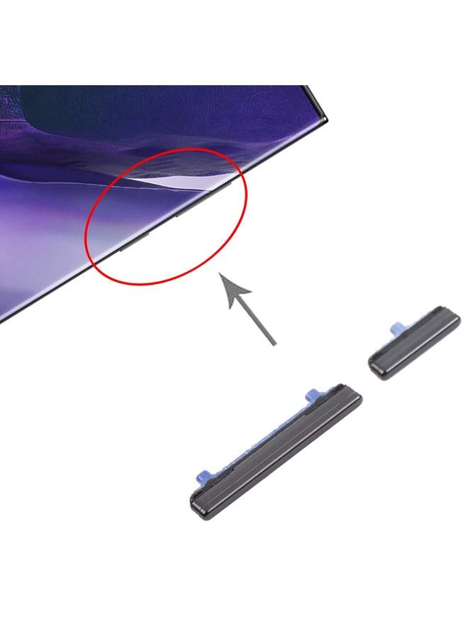 erorex For Samsung Galaxy Note20 Ultra Power Button and Volume Control Button(Black) - Image 4