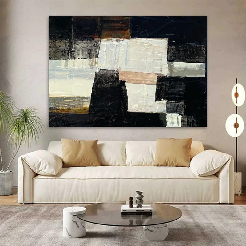 Marktna Canvas painting with a fine art design and a hollow frame, measuring (90×60), one piece - Image 2