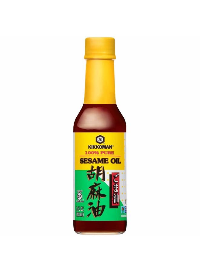 Kikkoman 100% Pure Sesame Oil, 5 Fl Oz - Image 1