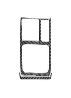 Car Carbon Fiber Manual Gearbox Decorative Sticker for Mitsubishi Lancer EVO (Only GTS) 2008-2015, Left and Right Drive Universal