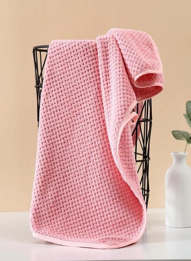 LINEAR Microfiber Hand Towels/Face Towel/Small Size Towel/Towel for Men, Women & Babies/Ultra Soft, Absorbent & Quick Dry Towels for Gym, Travel 300 GSM (Pink) - Image 3