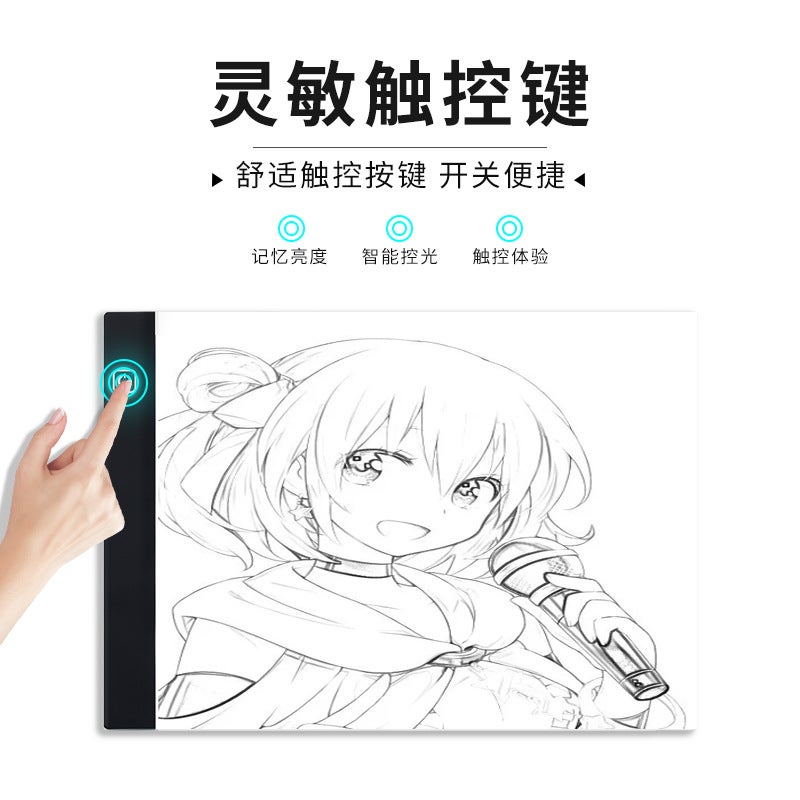 Spot A3A4 Copy Table Calligraphy Copy Table Luminous Plate Led Copy Table Manufacturers Hand Copy Newspaper Animation Transparent Plate - Image 3