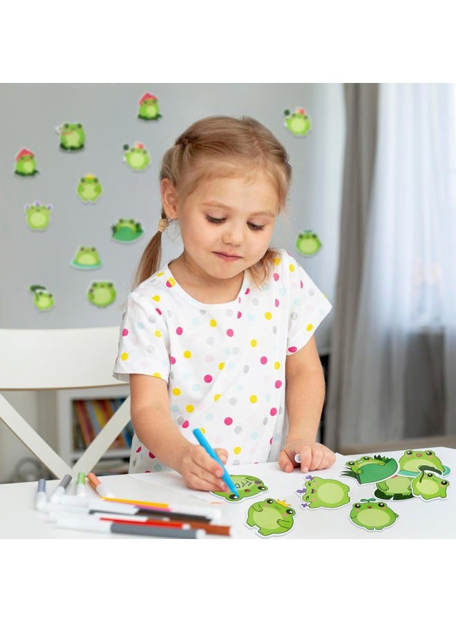 Xqumoi 30 Pack Frog Sticky Notes, Total 600 Sheets, Cute Cartoon Frog Self Sticky Notepads Writing Memo Pads Animal Page Marker for Office School Student Birthday Party Favors Goodies Bag Fillers - Image 5