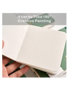 Generic Portable Watercolor Sketchbook, Fine-Grained Paper, Travel Drawing Notebook, Light Color Journal Sketching, Mini for (52 s of 26 Sheets)  - Image 3