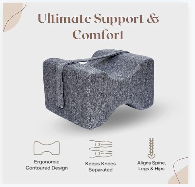 MASHUR FAB Cushion for Chair and Car Seat - Premium Memory Foam Pillow with Removable & Washable Cover (SF-27 Squre Knee Pillow, 1) - Image 3
