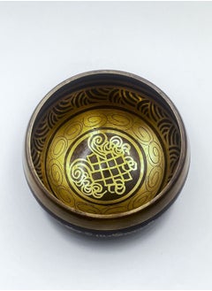 Alpine Crystals UAE Authentic Himalayan Singing Bowl Single Set Handcrafted in Nepal (358 grams) Includes Traditional Wooden Striker  - Image 1