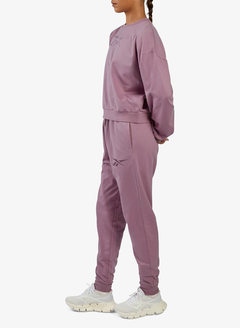 Reebok Satin Logo Jogger Pants - Image 4