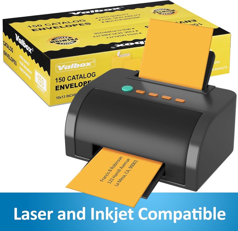 ValBox 10x13 Self Seal Catalog Envelopes 150 Packs Brown Kraft Large Envelopes with Peel and Seal Flap for Mailing, Organizing and Storage - Image 4