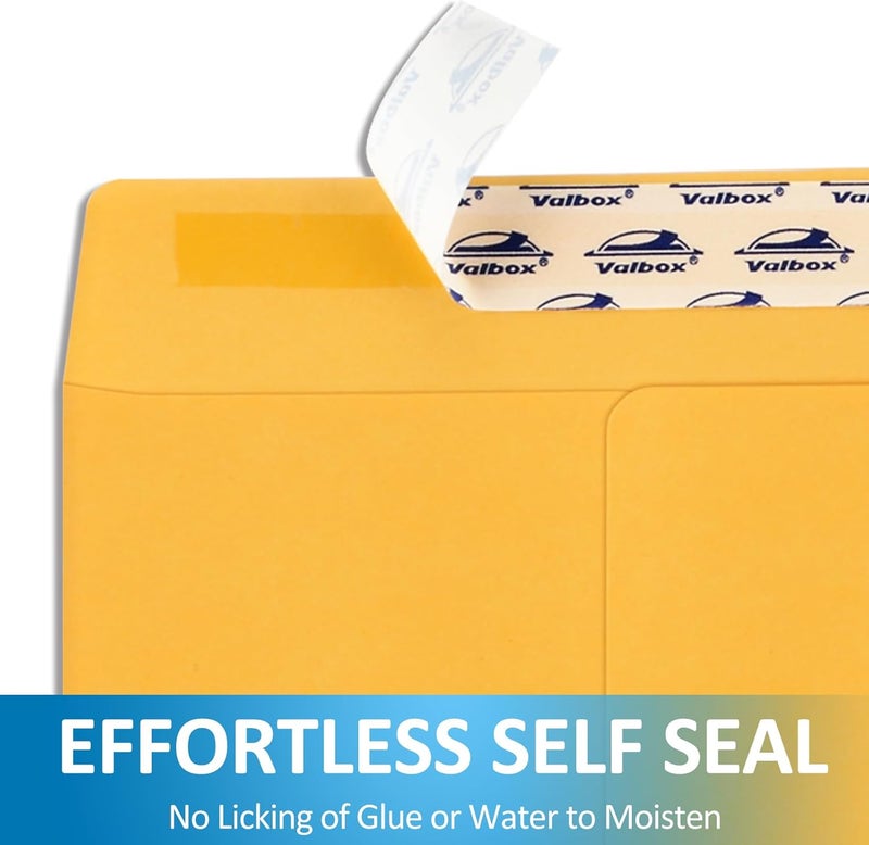 ValBox 10x13 Self Seal Catalog Envelopes 150 Packs Brown Kraft Large Envelopes with Peel and Seal Flap for Mailing, Organizing and Storage - Image 3