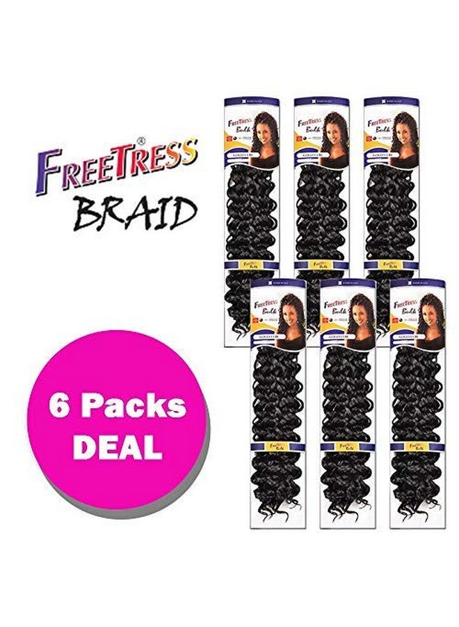 CROCHET Freetress Synthetic Crochet Bulk Baid Hair Gogo Curl 26" (6Pack Tp1B/30) - Image 3