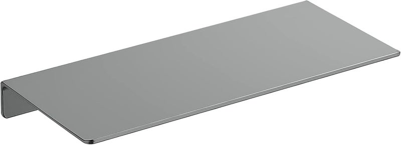 Danpoo Metal Wall Shelf, Small Floating Shelf Bathroom Wall Shelf, 12" Display Shelves for Wall Storage, Grey - Image 1