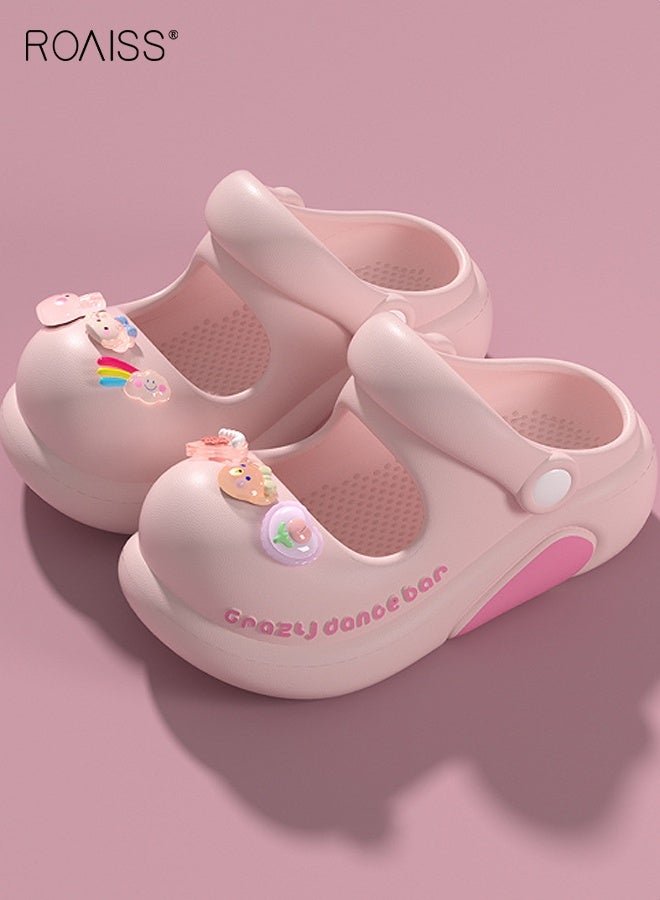 رويس صنادل صيفية للأطفال، قباقيب مريحة مع نعل EVA مانع للانزلاق، شباشب مسامية بتصميم كرتوني، شباشب مريحة للأطفال، أحذية شاطئية كاجوال للأطفال - Image 1