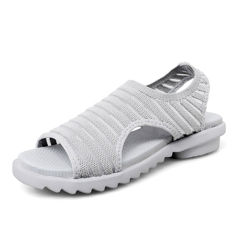 Women'S Summer Sandals Men'S Woven Mesh Outdoor Beach Shoes Outdoor Casual Air Cushion Flying Woven Sandals - Image 1