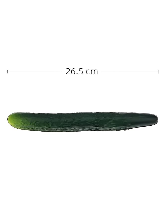erorex 2Pcs Artificial Cucumber Soft Pu Fake Vegetables Props Vegetable Model Cabinet Food Display Shopping Mall Home Decor Diy Accessories For Photography - Image 2
