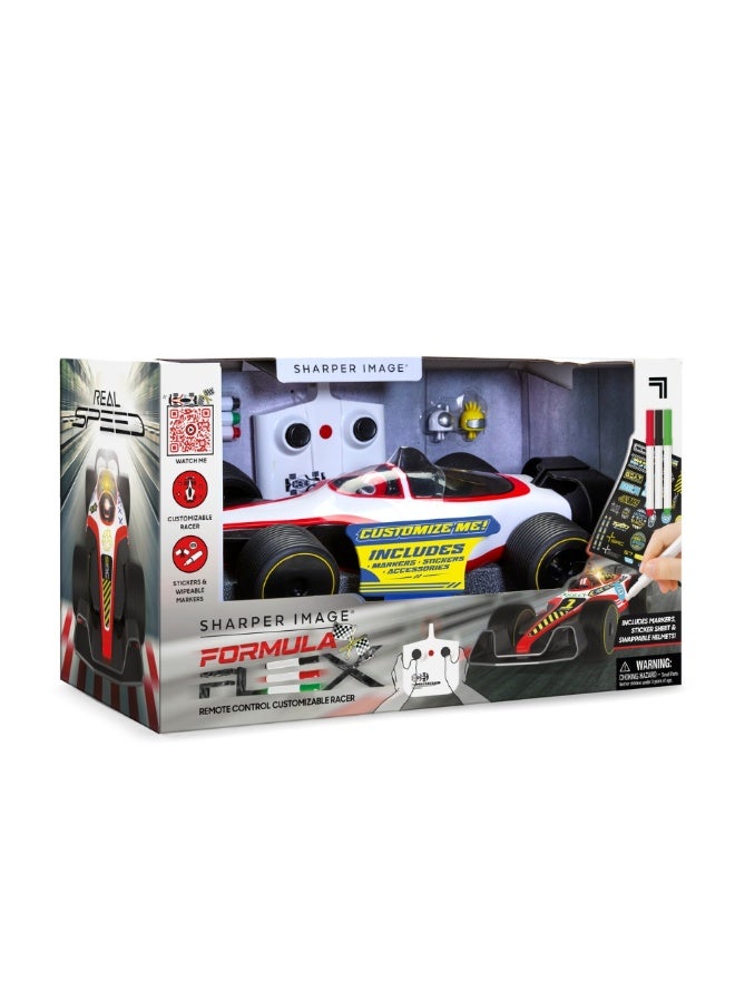 Sharper Image® Formula Flex Remote Control F1 Customizable Racer Car Toy for Kids 6+ Years, Oversized Tires, Easy-To-Use 2.4 Ghz Long Range Control - Image 1