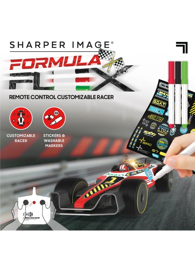 Sharper Image® Formula Flex Remote Control F1 Customizable Racer Car Toy for Kids 6+ Years, Oversized Tires, Easy-To-Use 2.4 Ghz Long Range Control - Image 3