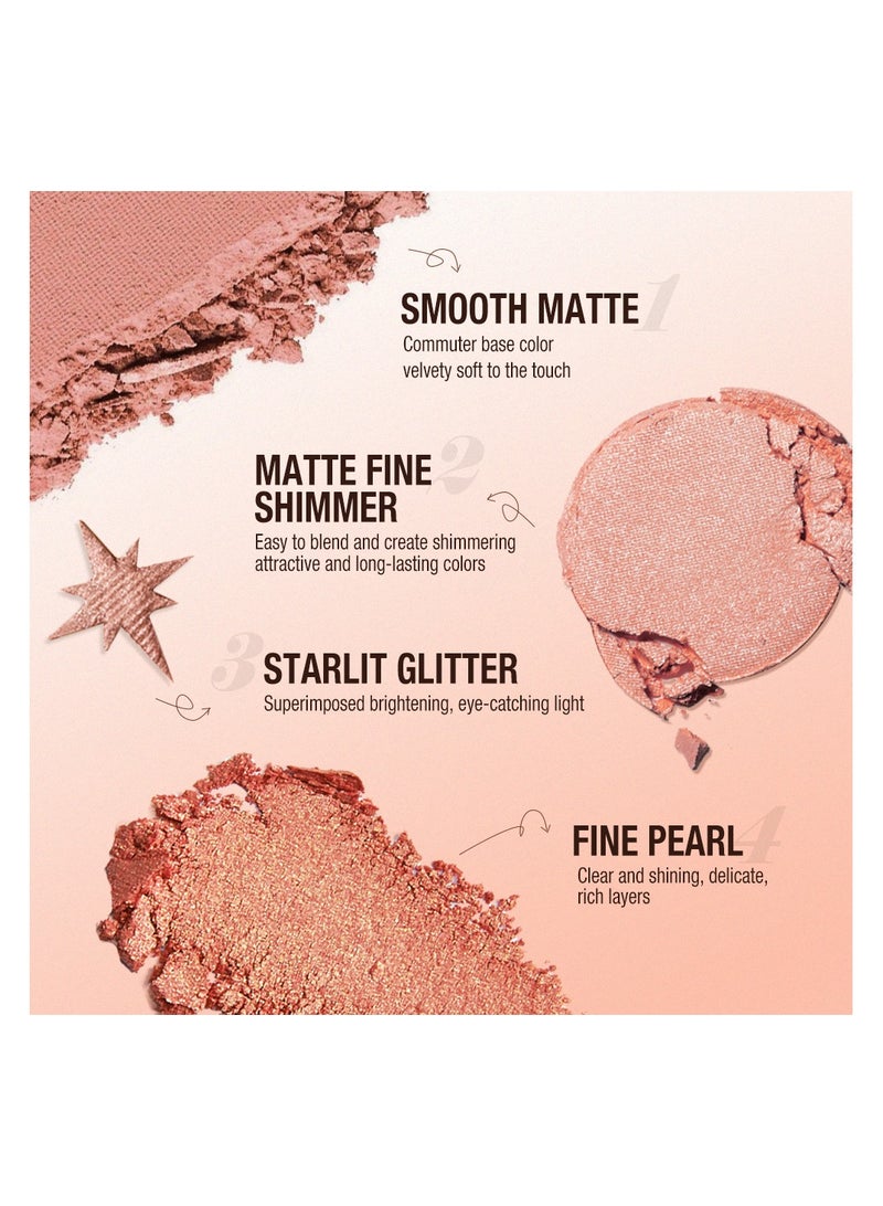 O.TWO.O Sheen Eyeshadow Palette 03 Honey Lemon - 10g - Image 3