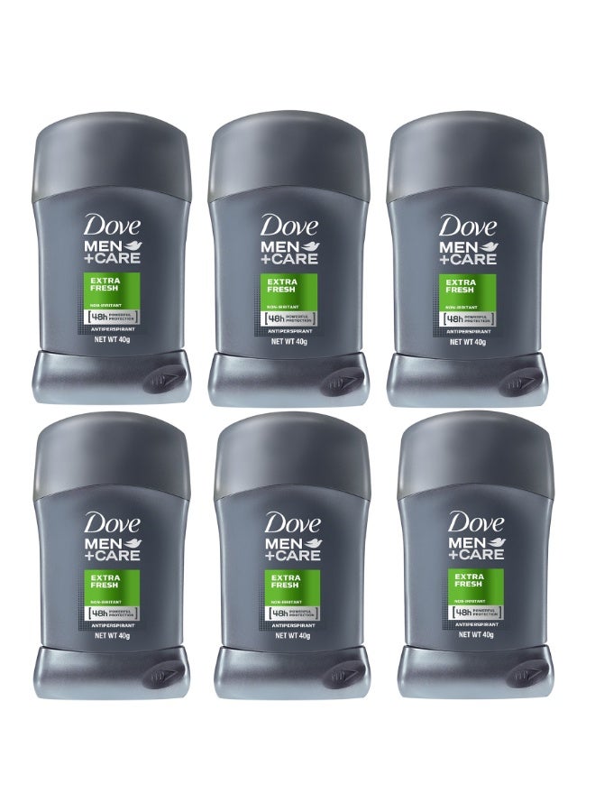 دوف مزيل عرق مضاد للتعرق إكسترا فريش كومفورت 40 جم (عبوة من 6 قطع) - Image 1