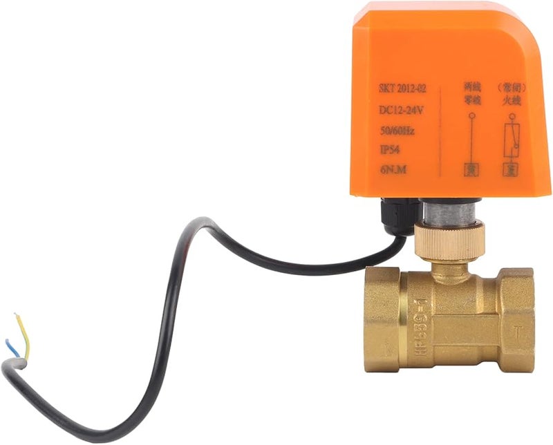 DN25 Brass Electric Motorized Ball Valve 2 Way Water Flow Control - Image 3