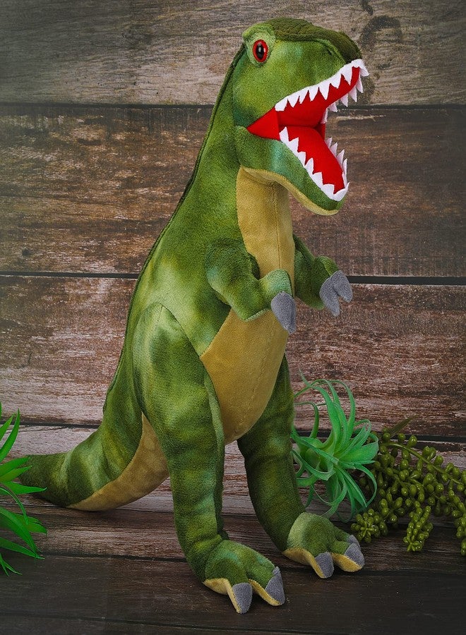 AULUDA Tyrannosaurus Rex Plush Toy, 18" Dinosaur Stuffed Animal Throw Plushie Pillow Doll, Soft Blue Fluffy Friend Hugging Cushion - Present for Every Age & Occasion - Image 5