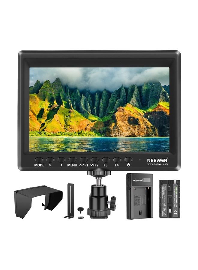 Neewer Film Movie Video Making System Kit with F100 7-inch 1280x800 IPS Screen Field Monitor (Support 4k Input) and Cool Ballhead Arm (Kit I) - Image 1