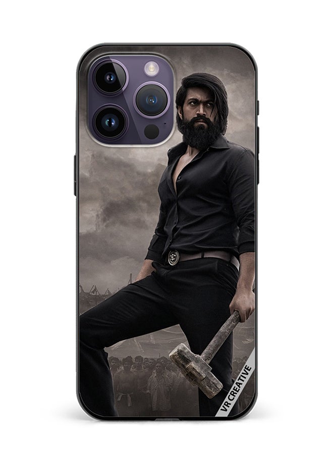 VR CREATIVE Protective Case Cover For Apple iPhone 15 Pro Bollywood Actor Yash Design Multicolour - Image 1