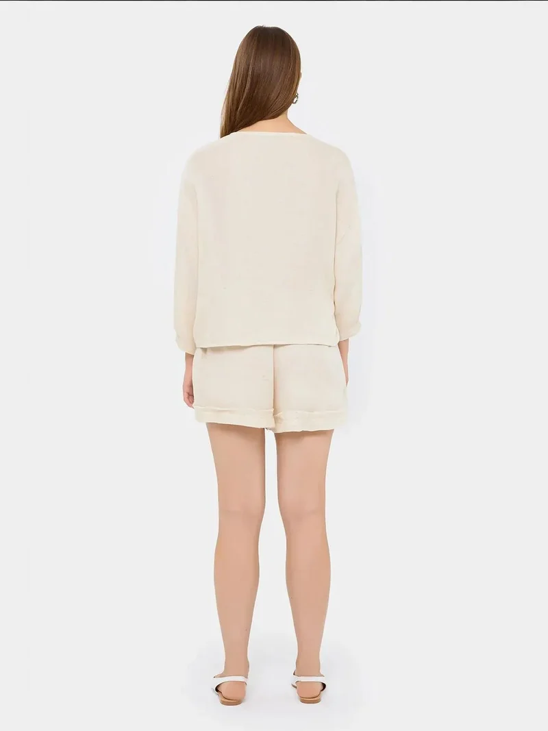 HICCUP  Cotton Wrap Buttoned Long Sleeve Coords for Women | Best Price UAE
