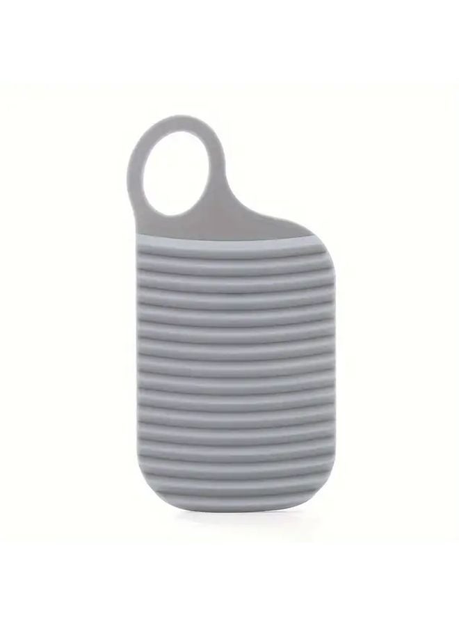 Gray Portable Folding Washing Board Non Slip Design For Laundry Kitchen Bathroom - Image 1