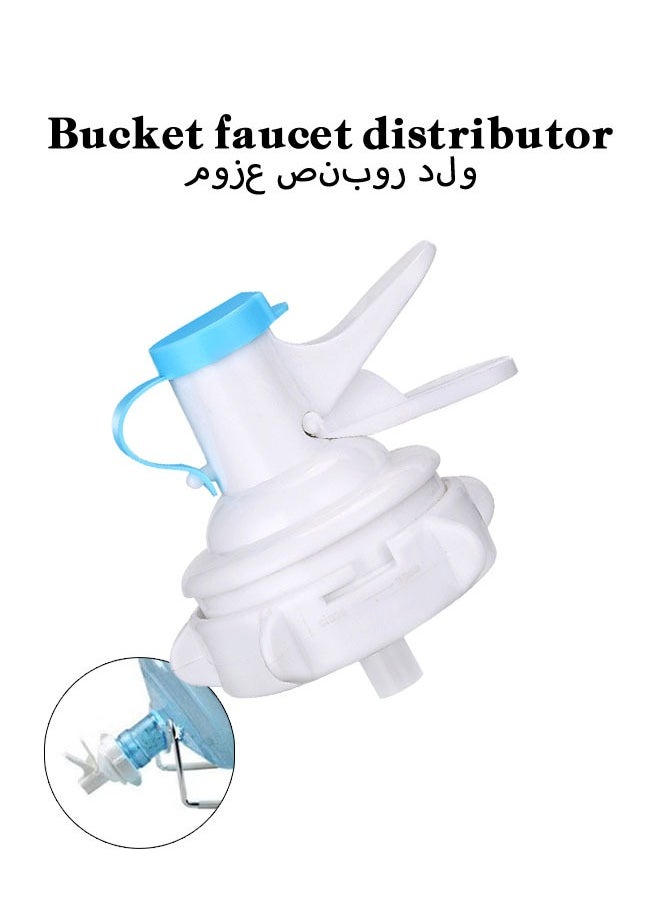 Realfrog Durable Bottled Water Valve Plastic Spigot Drinking Bucket Faucet Dispenser  - Image 1