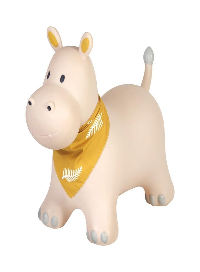 Kindsgut Bouncy Animal Hopper Hippo for Children, Designed in Germany, Playful and Modern Colors, air Pump Included, Indoors and Outdoors - Image 1