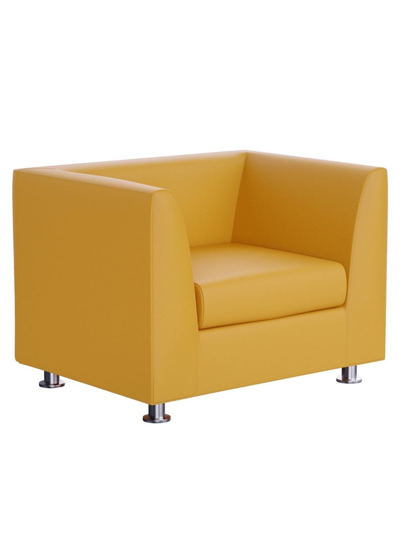 Mahmayi 679 Single Seater PU Sofa - Sandal - Image 1