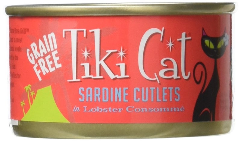 Tiki Cat & Tiki Dog 12/2.8 Oz Cat Grill Sardine Lobster-Bora Bora Cat Food, One Size - Image 1