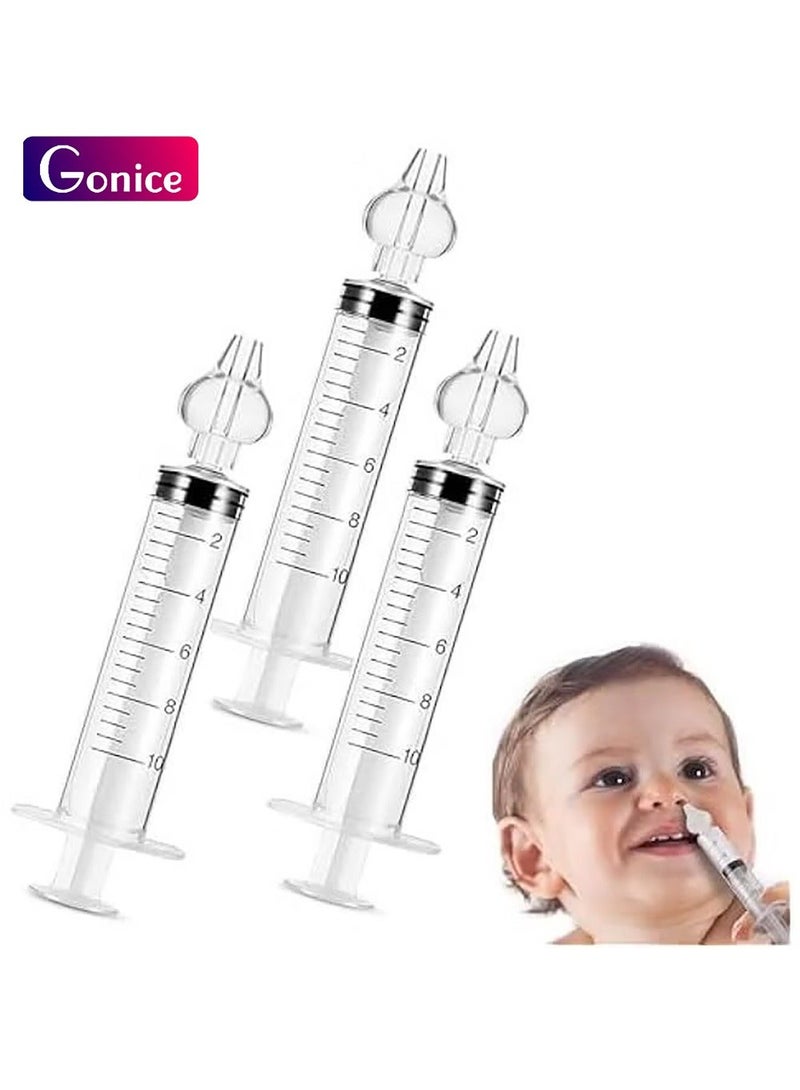 جونيس Baby Nasal Aspirator Professional Rinse Syringe, 6-Pack Baby Nasal Irrigator System Nose Wash Syringe Portable Infant Nose Cleaner Quick Rinse Device, Nose Sucker for Kids Children (Transparent) - Image 1