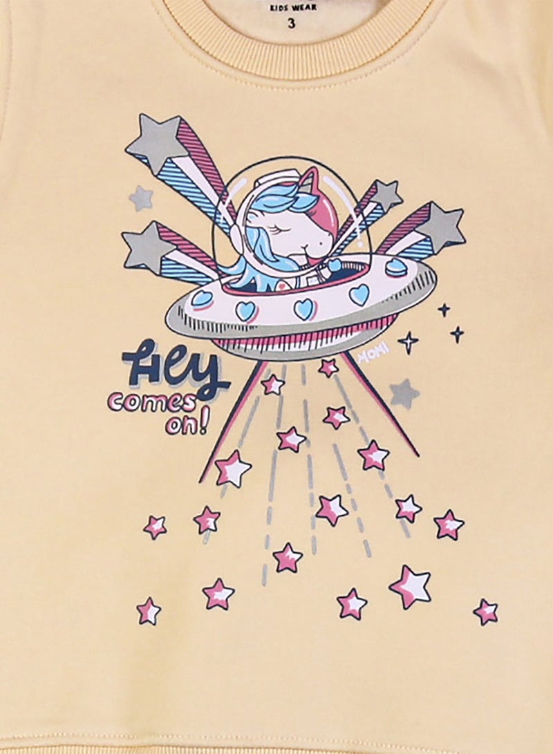 زيركون بيجامة شتوي بناتي - 2221 - Image 2