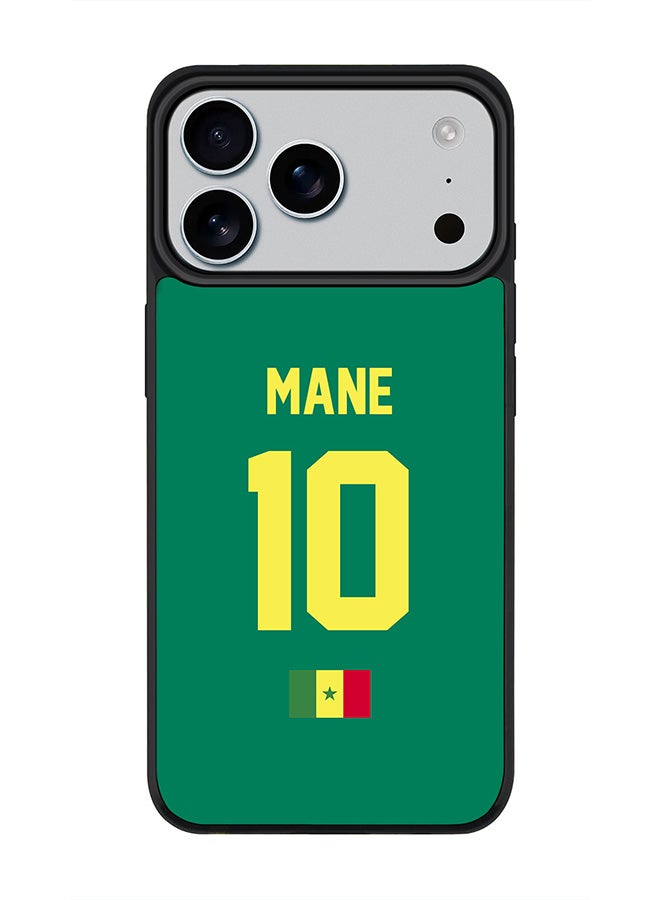 Stylizedd iPhone 17 Pro Max Case, [Compatible with MagSafe] Slim Magnetic cover Phone Case iPhone 17 Pro Max -Football - Senegal,  Mane - Image 1