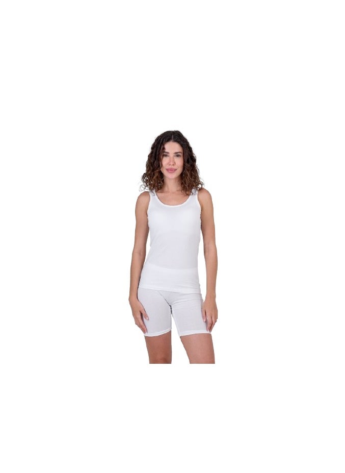 DICE - Dice womens Round Neck Solid Tank Top - Image 1
