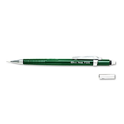 Pentel P205-D 0.5 mm HB Pencil Case, Green - Image 5